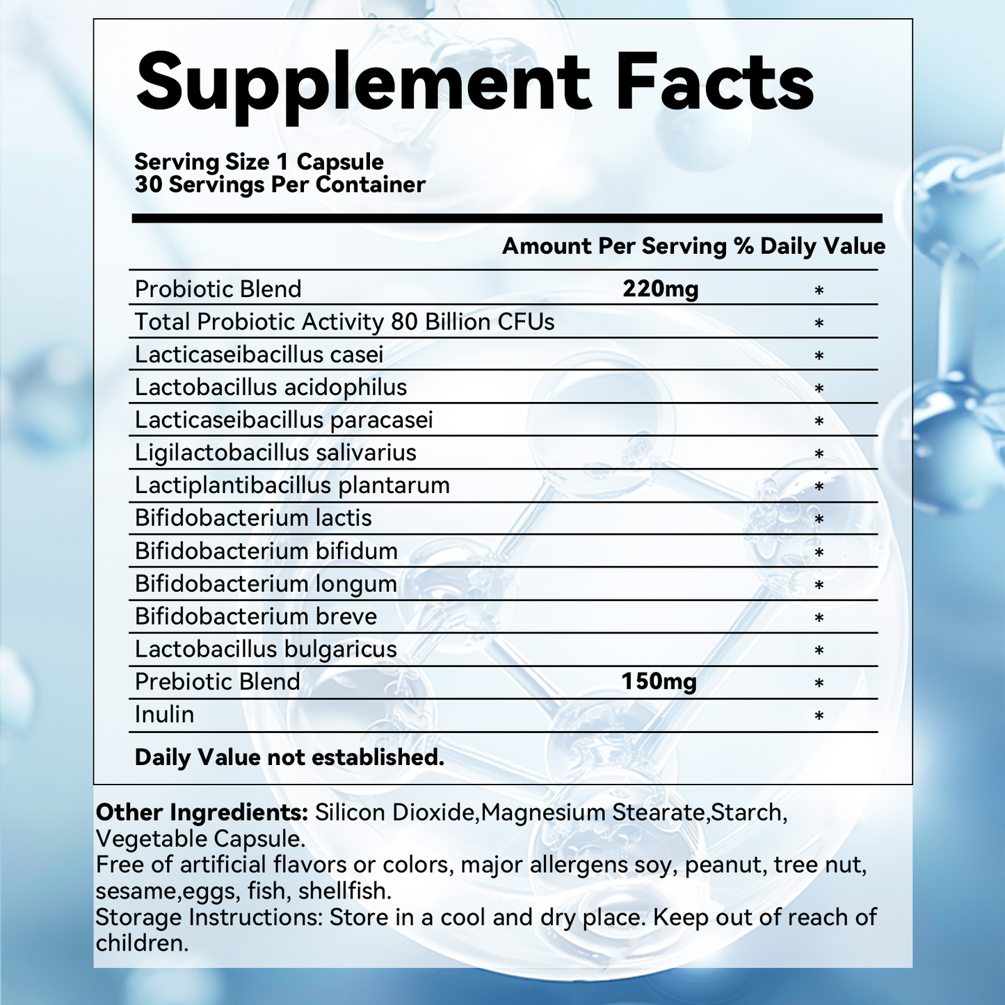 Teelne Probiotics, 30 - Capsule Bottle for Men's And Women's Immune And Digestive Health - 16 Strains Of Probiotics - Shelf Stable