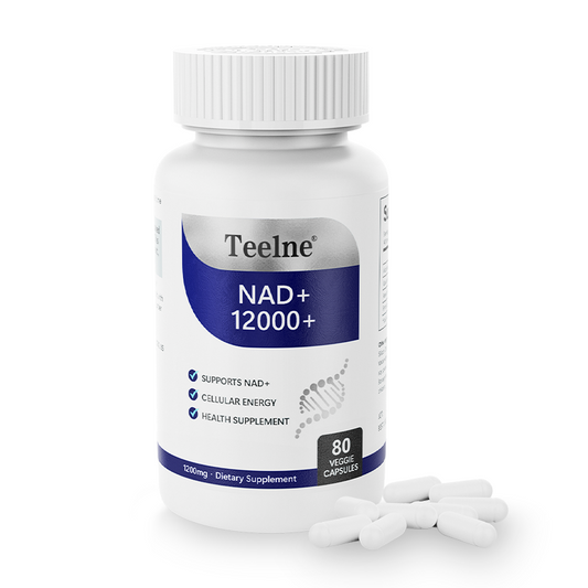 Teelne 5 in 1 NAD+ Supplement VitalBoost Cellular Energy & Vitamin Healthcare Supplement for Skin Aging Support, Energy, Focus Finess Edible