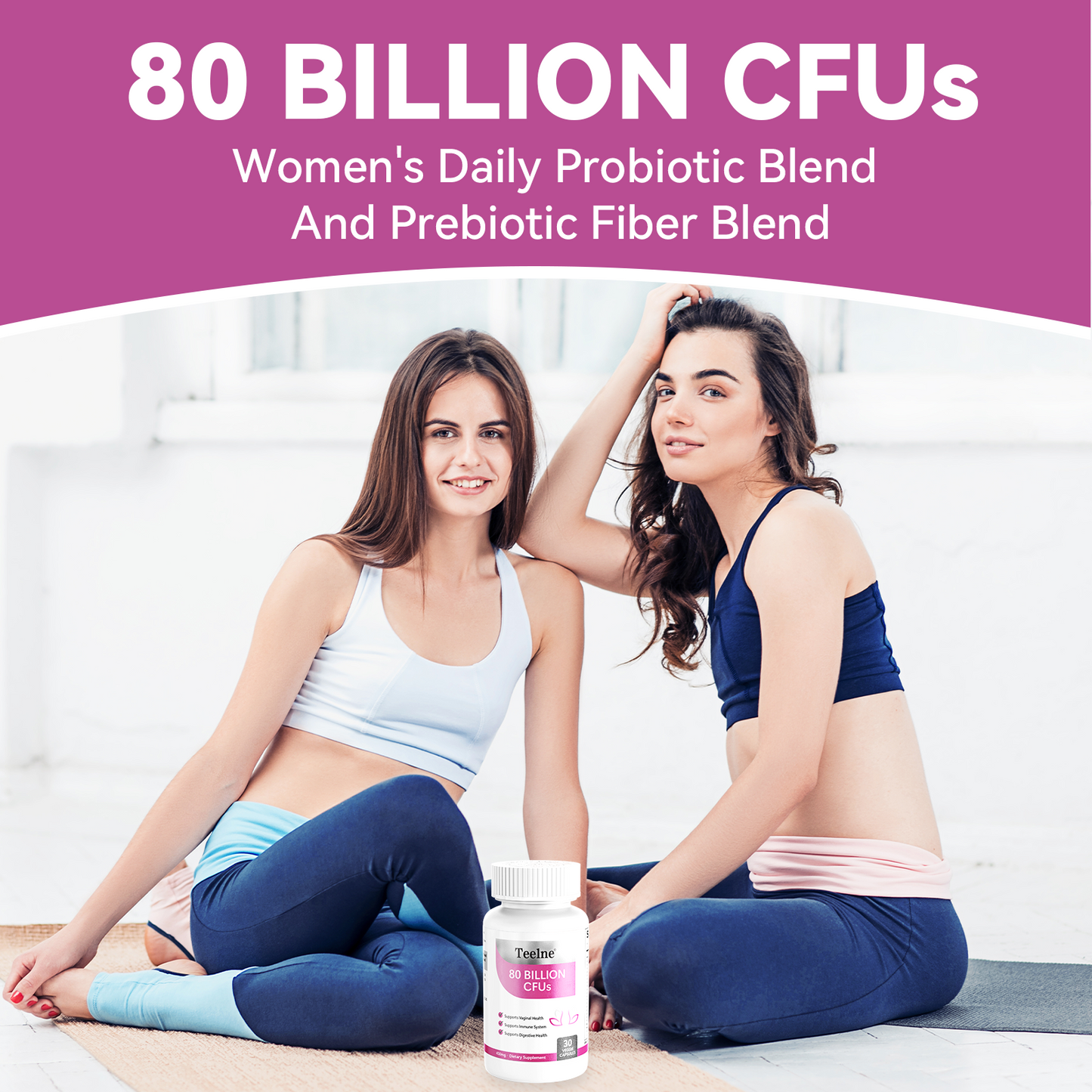 Teelne CFUs Female Probiotic Supplement
